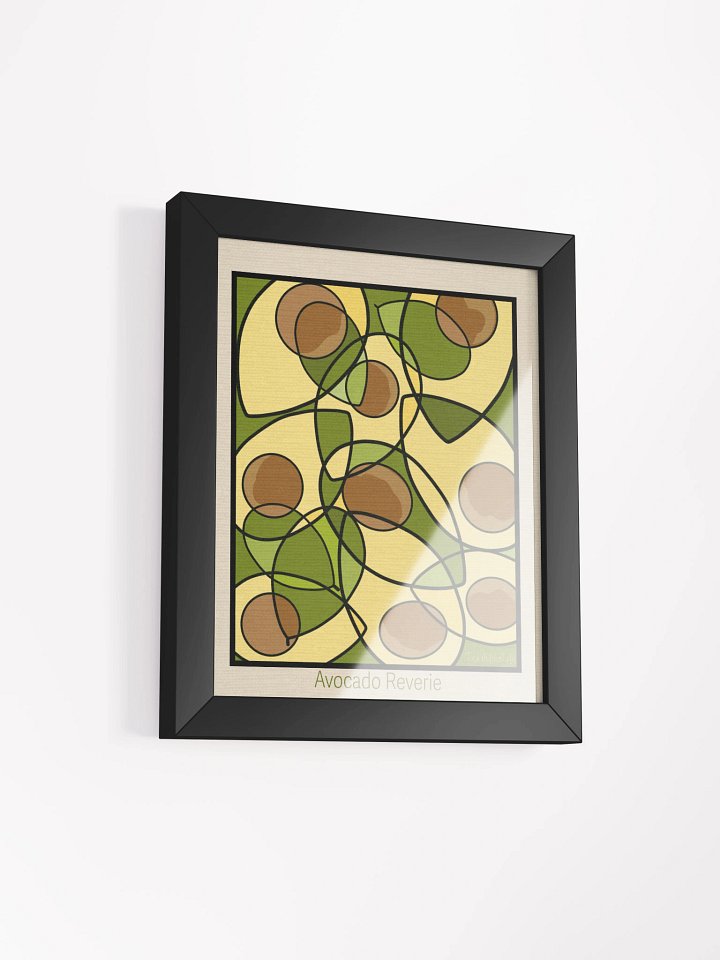 Avocado Reverie – Wood Framed Matte Art Poster product image (2)