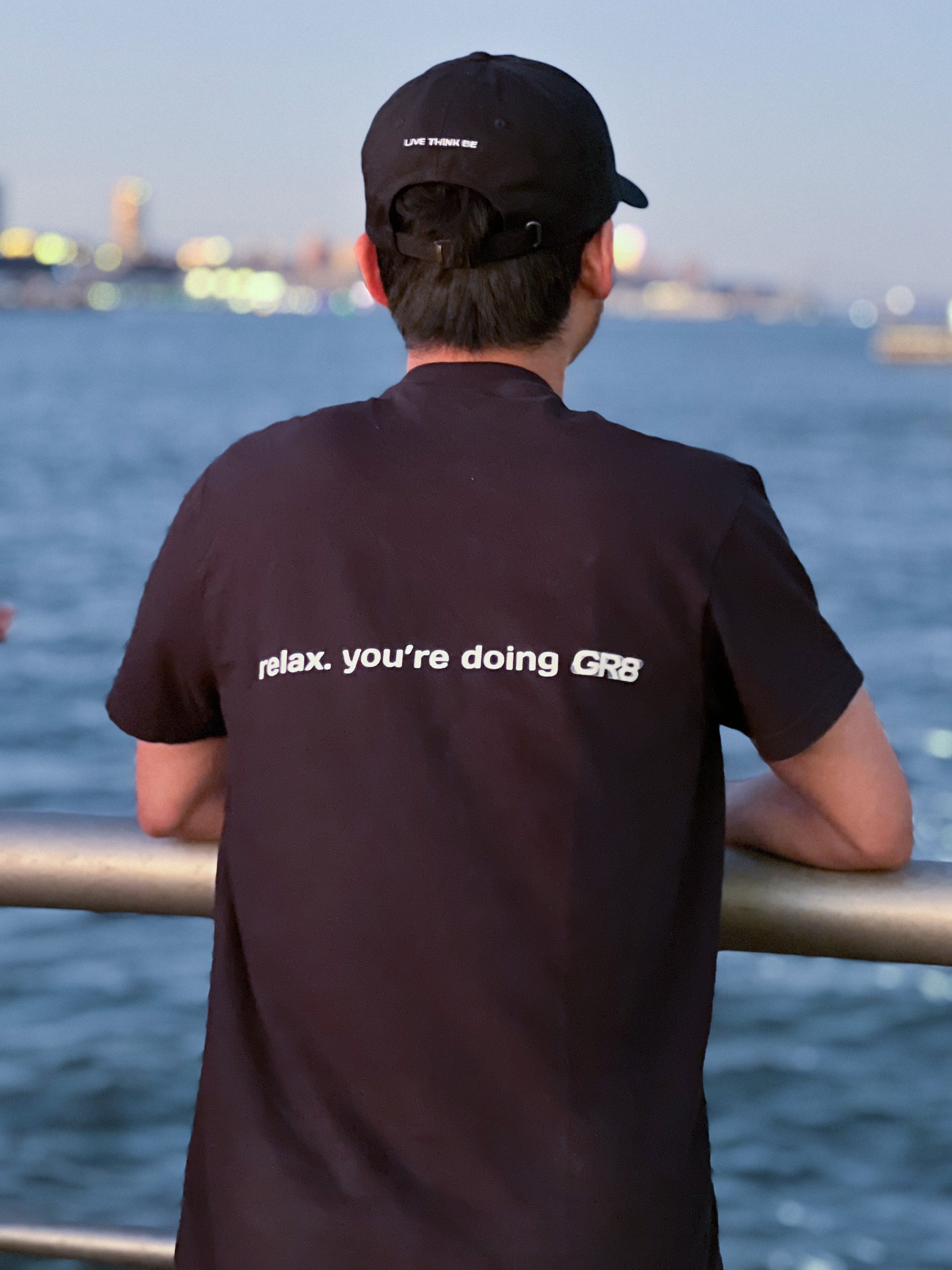 "relax. you're doing GR8" Tee product image (1)