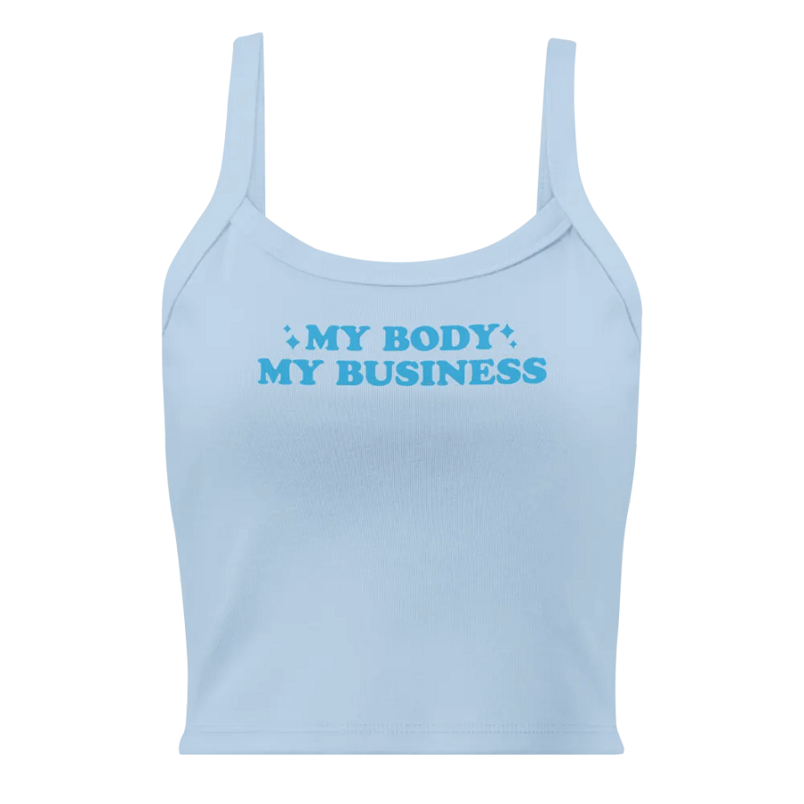 My Body My Business Tank (Blue) product image (1)