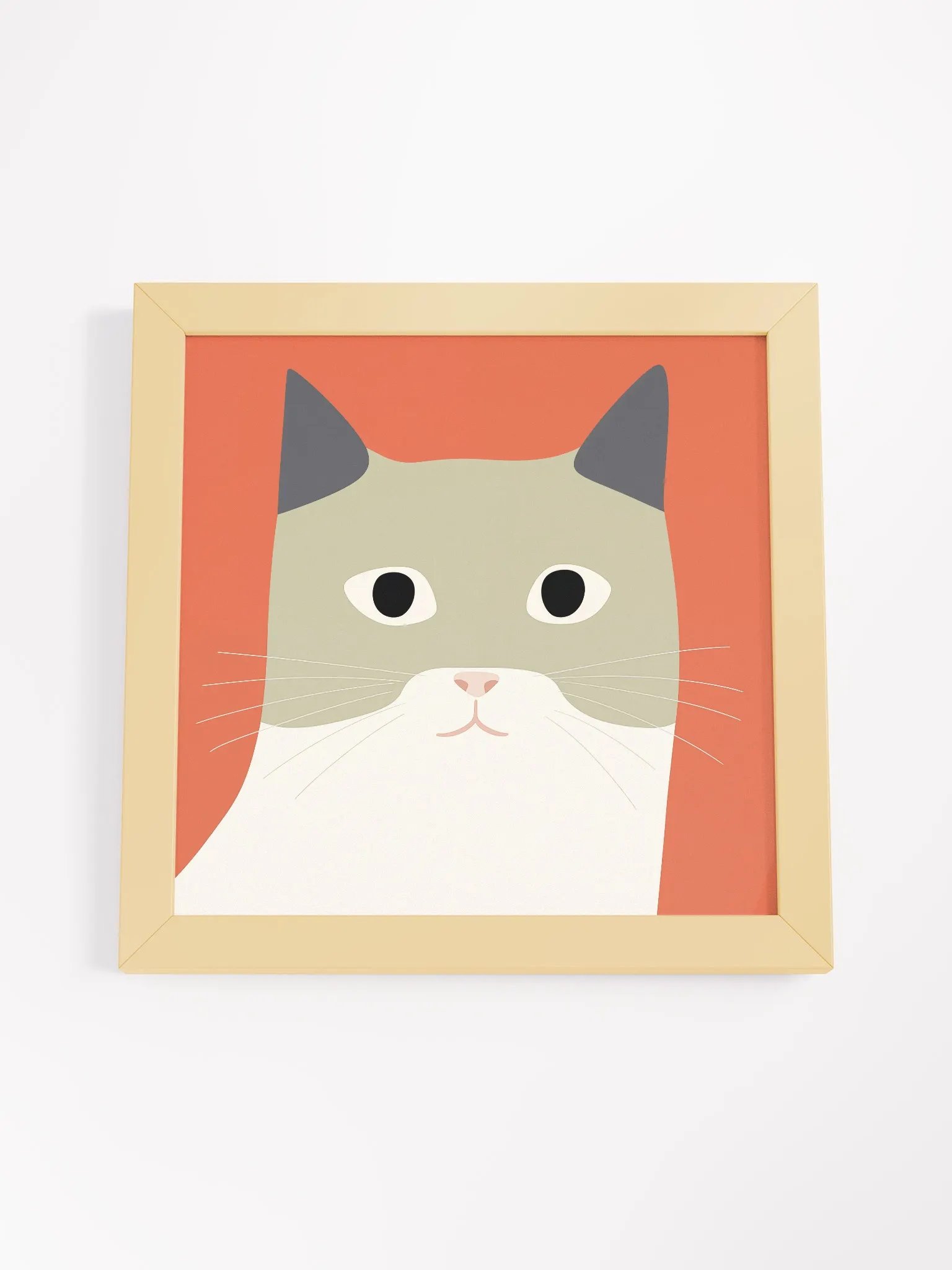 Whiskered Feline Framed Matte Poster product image (31)