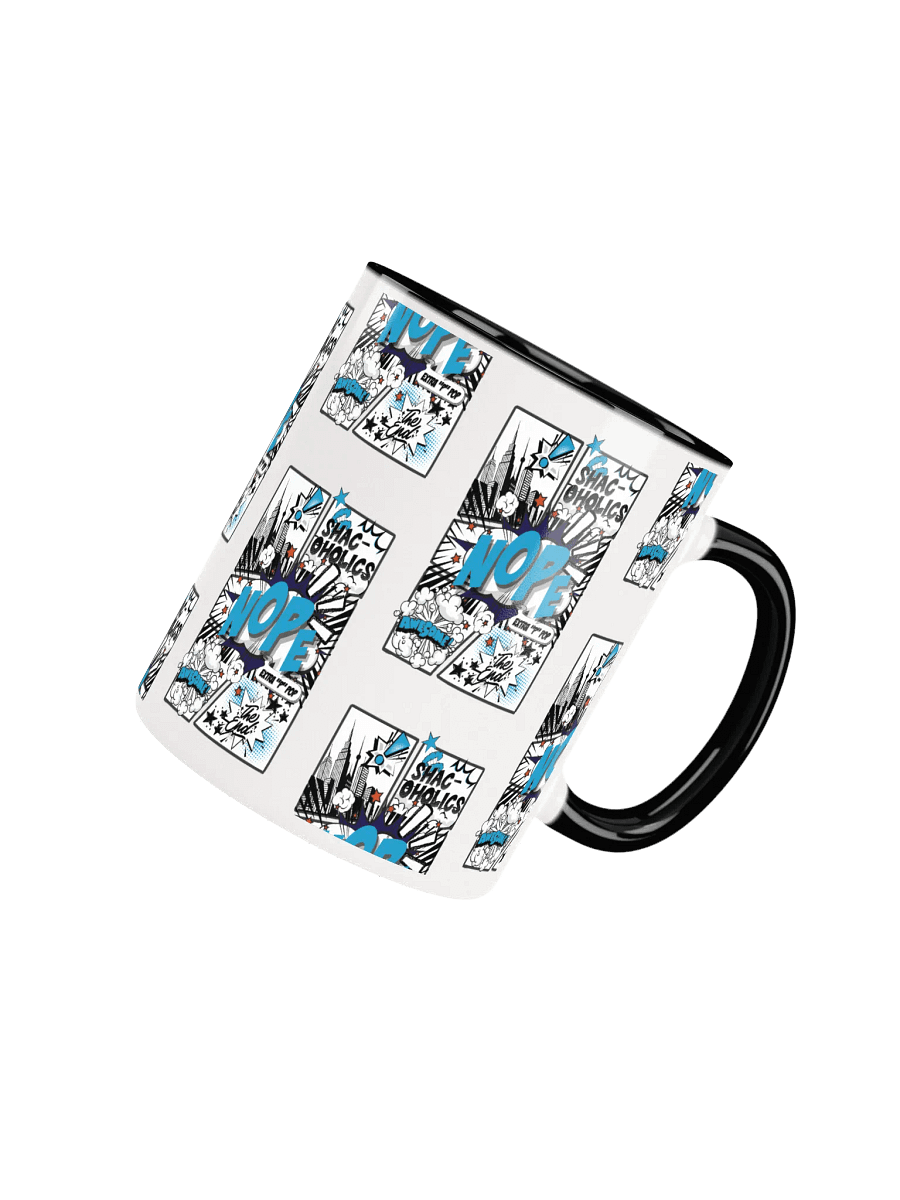 Shac-oholics Comic Blast Mug - Blue 