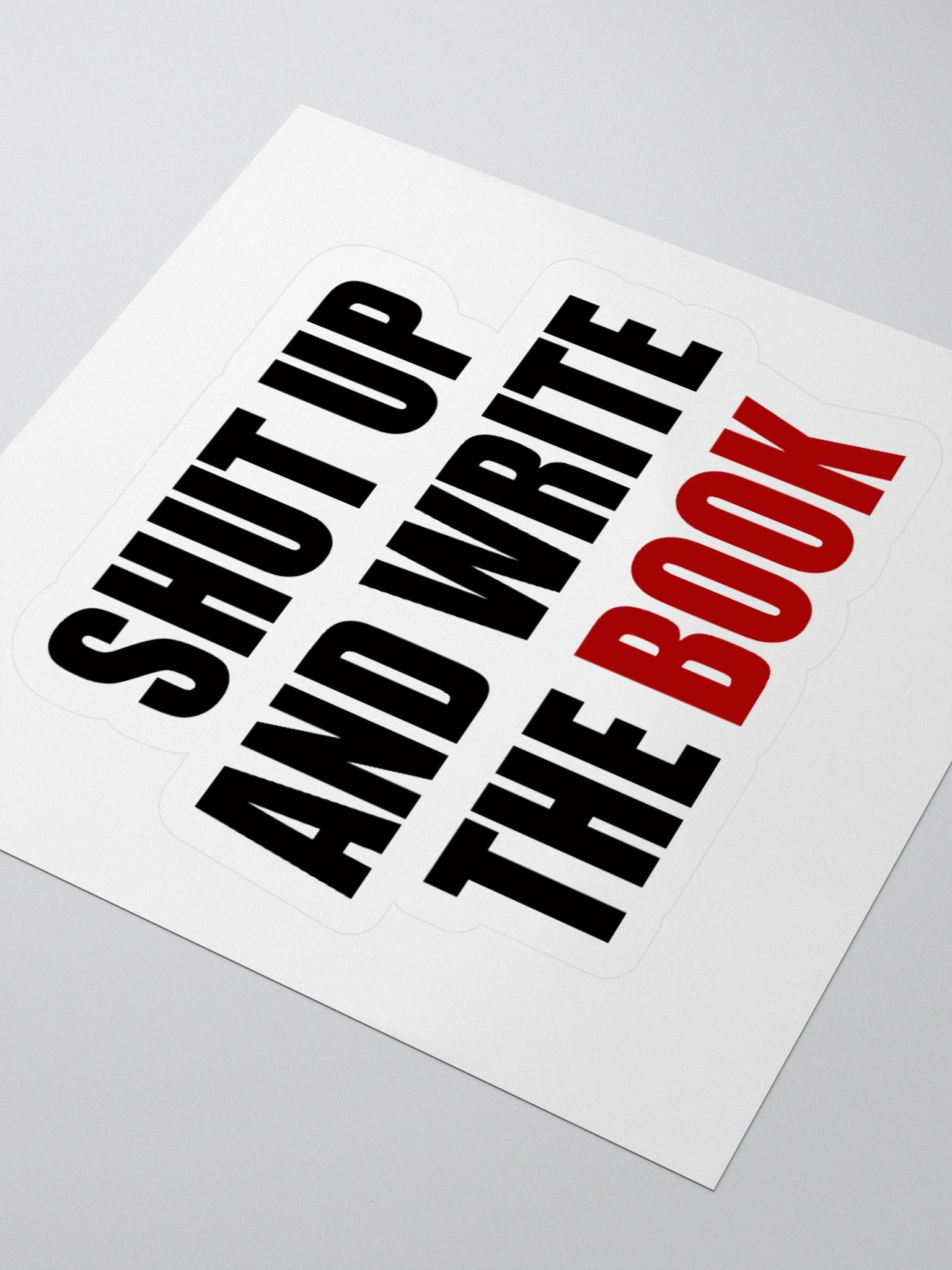 Shut Up Kiss Cut Sticker product image (9)