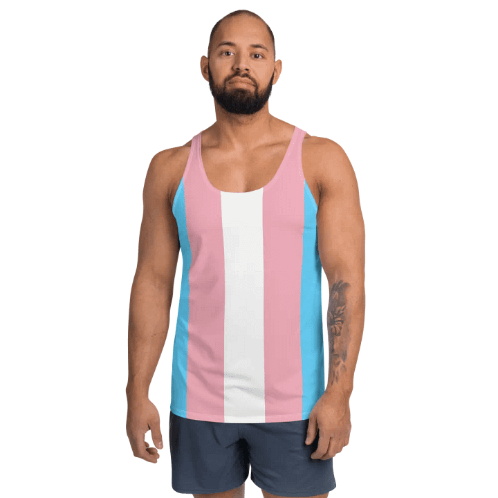 Trans Pride Flag - All-Over Print Tank product image (2)