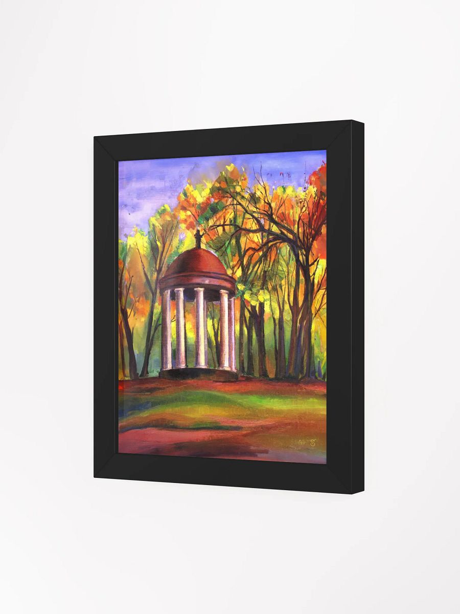 Autumn Pavilion Impressions Framed Poster - Romantic Gazebo product image (15)