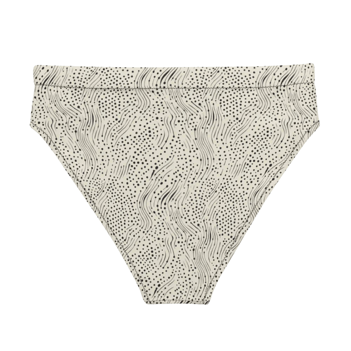 Midnight Drift High-Waisted Bikini Bottoms – Effortless Power product image (2)