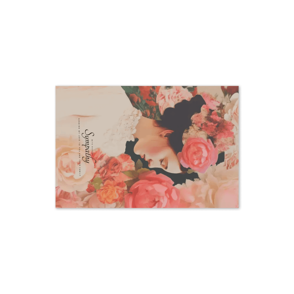 Vintage Blossom Botanicals Sympathy Card product image (3)
