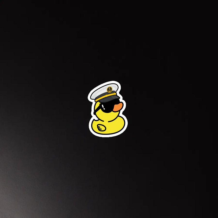 Captain Cruise Duck Magnet product image (3)