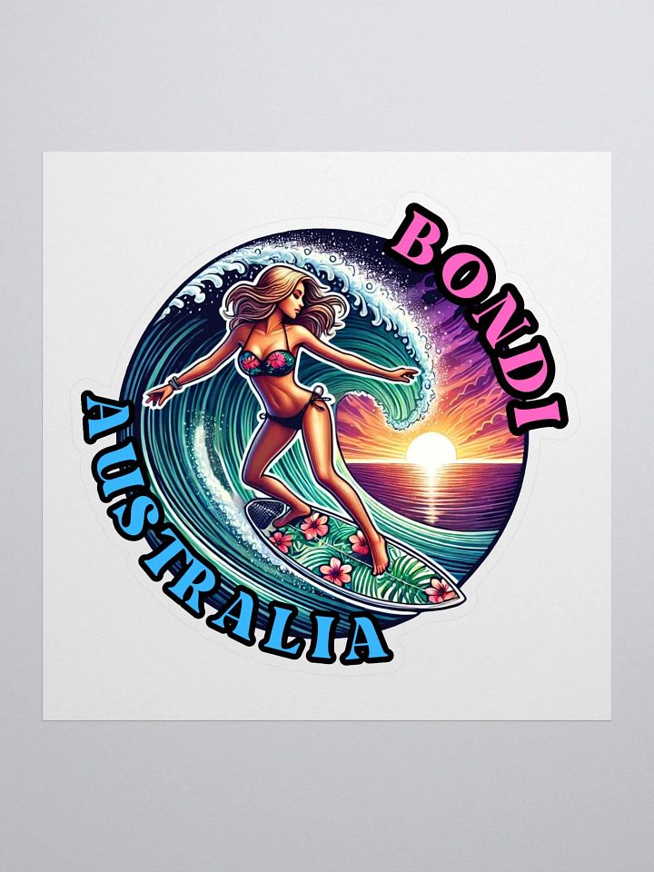 Wild Surf Bondi Sticker product image (1)