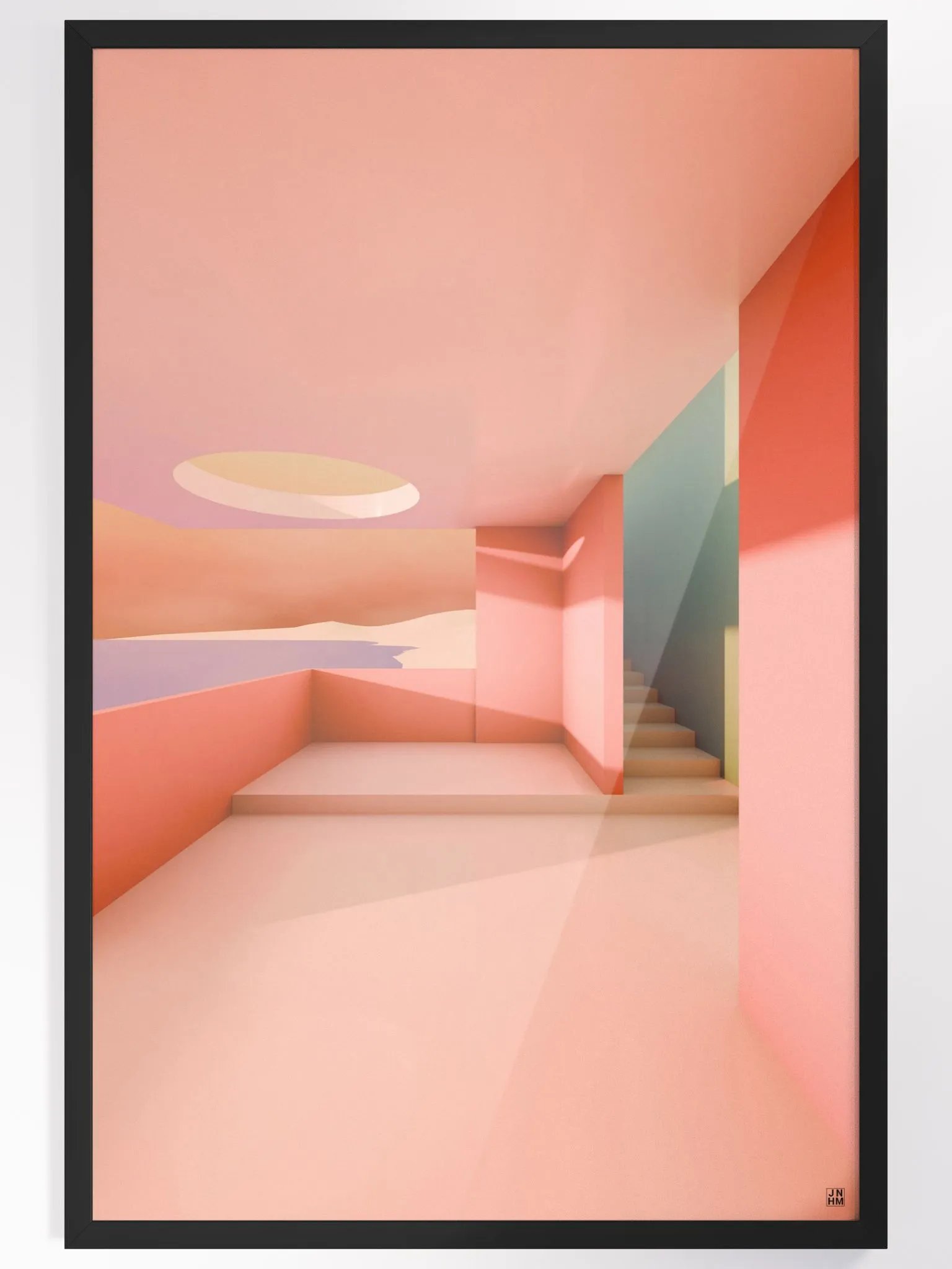 Architectural Landscape - Summer Pastel 01 24"x36" product image (2)