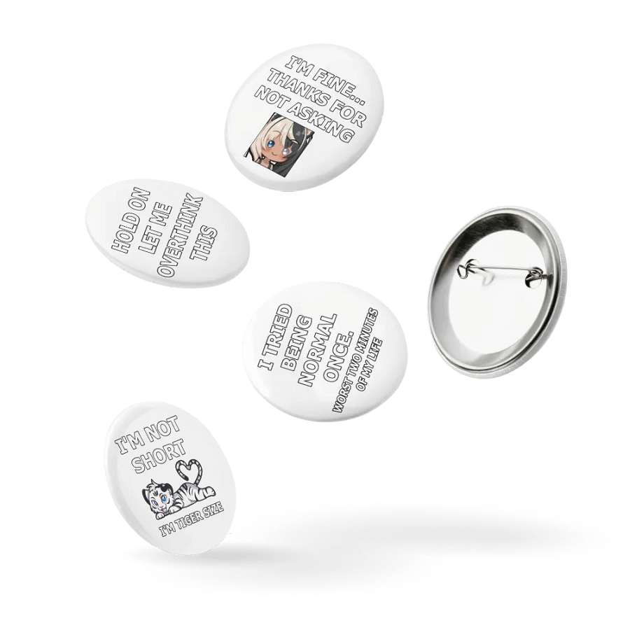 Pin Button - Limited Edition Collection #3 (White) product image (9)