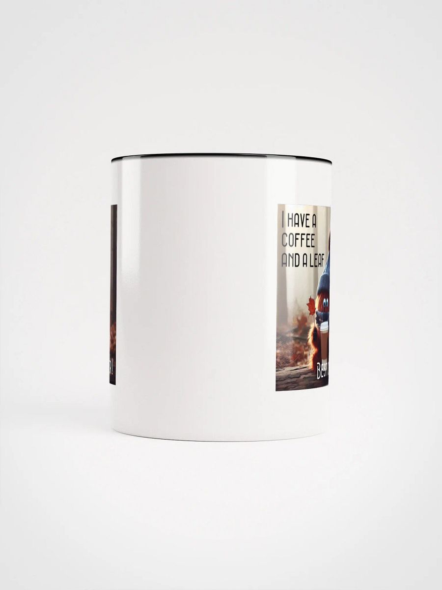Coffee and a Leaf Ceramic Mug product image (5)