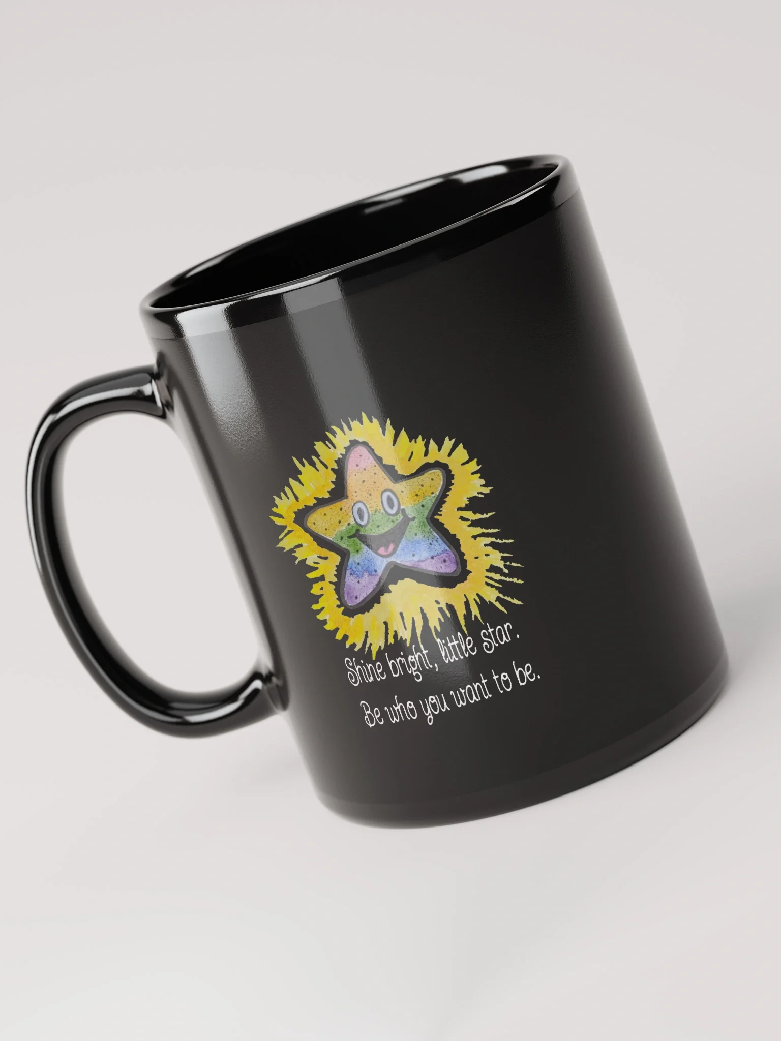 Shine Bright, Little Star. Be who you want to be. - Mug product image (2)