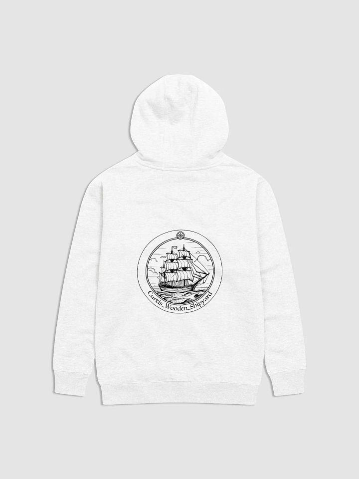 Light hoodie with black transparant logo with name product image (6)