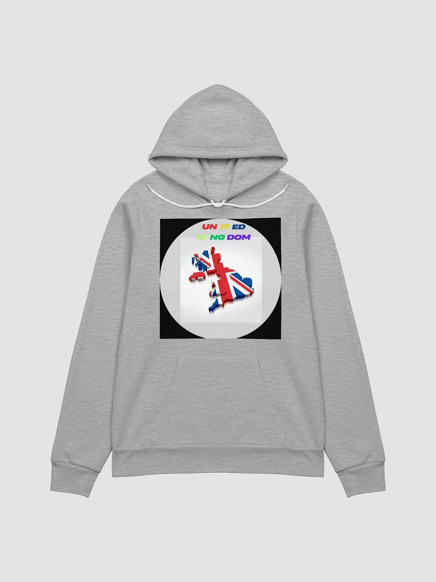 UK Pride 3D Map Bella+Canvas Supersoft Hoodie product image (1)