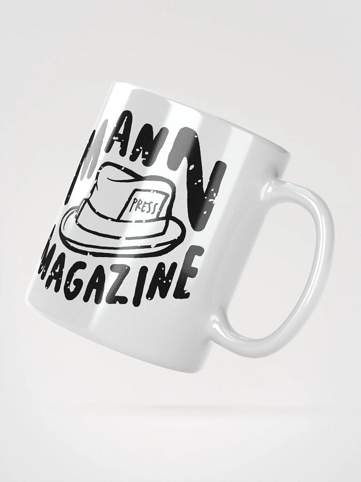 MANN Magazine Press Hat White Coffee Mug product image (2)