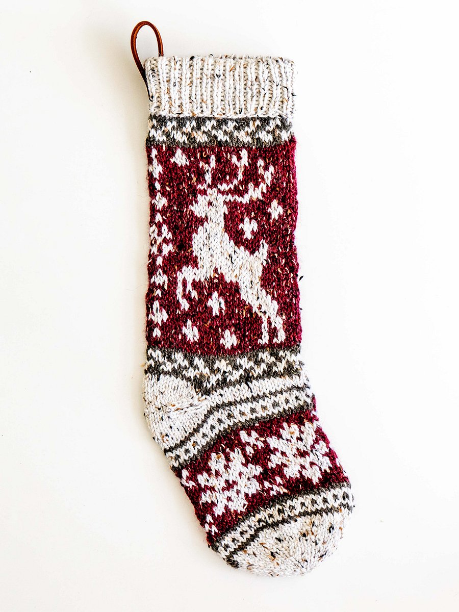 Prancing Deer Stocking Knit product image (3)