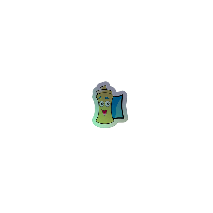 Cheerful Holographic Scroll Sticker Set product image (1)