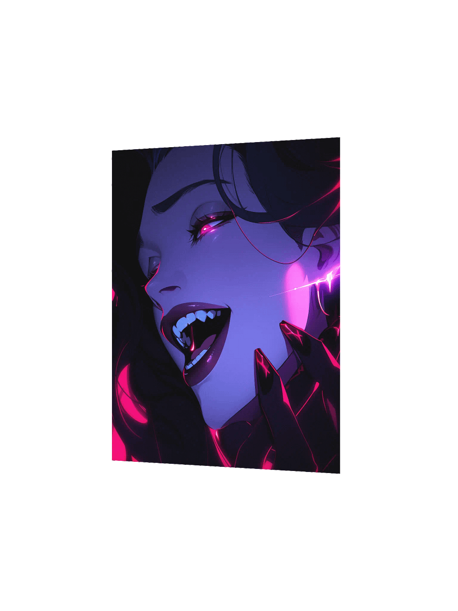 Neon Nocturnal Vamp Poster product image (10)