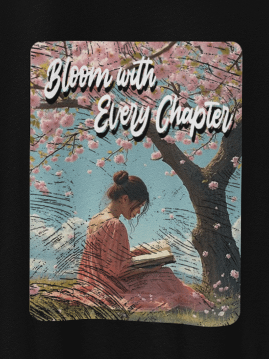 Bloom With Every Chapter T-Shirt #599 product image (2)