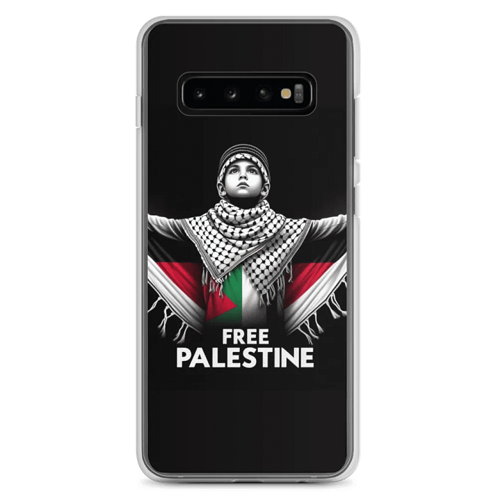 Free Palestine Clear Case for Samsung® |AI Design Free Palestina product image (2)