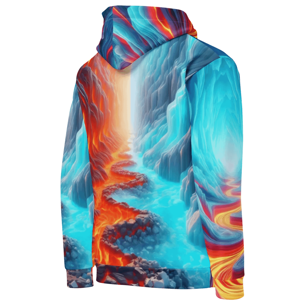 Fire and Ice - Blazing Glacier Cracks #21 product image (7)