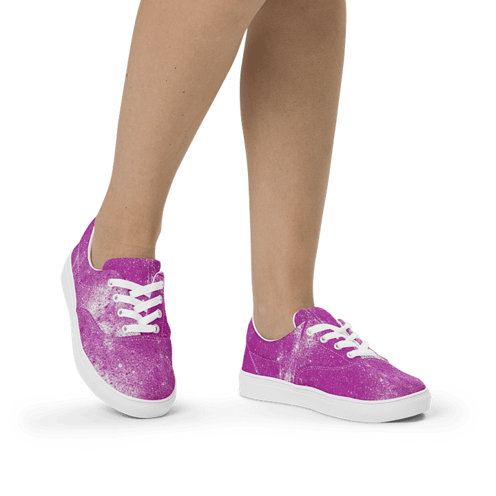 Purple Haze Lace-Up Canvas Shoes product image (2)