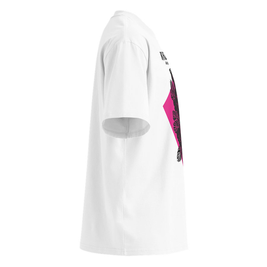 Where Women Define Art – Rose Emblem Oversized Tee product image (3)