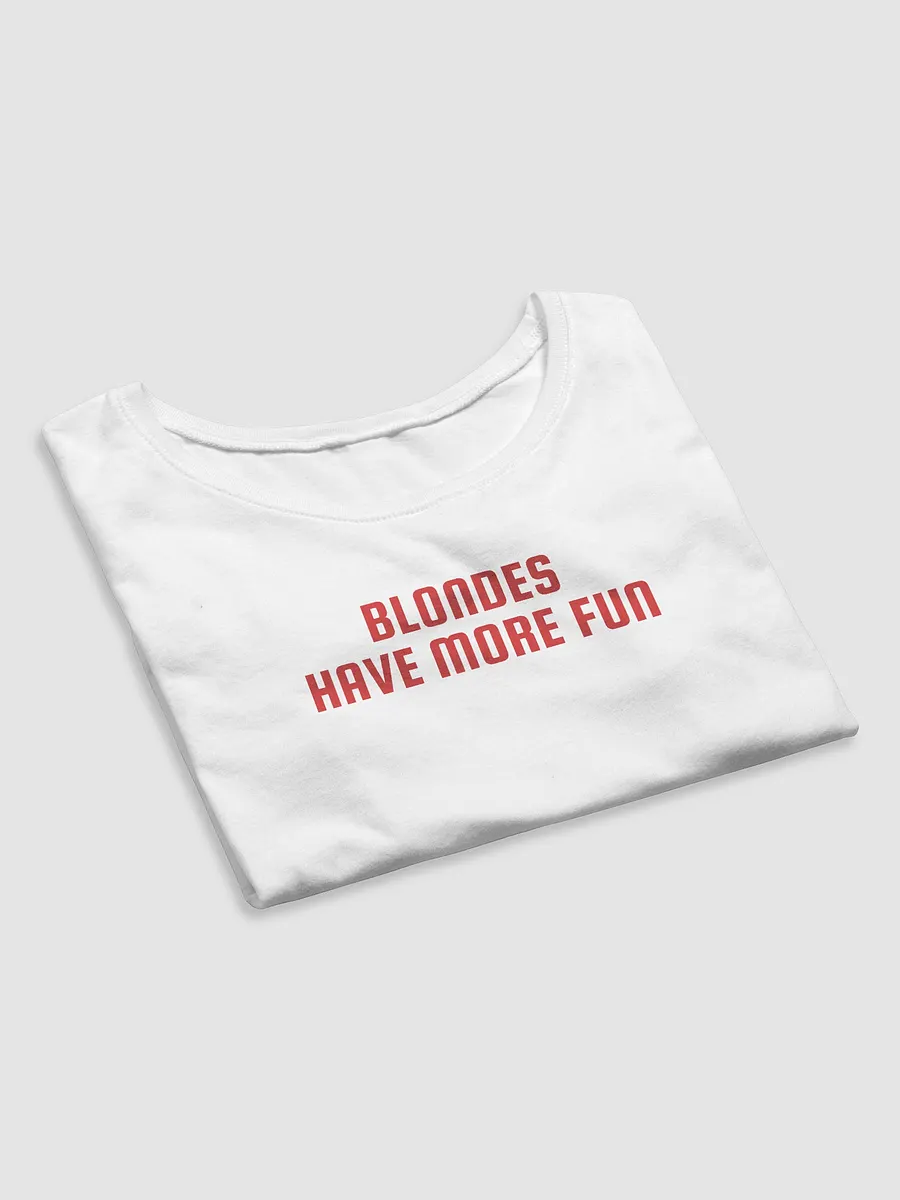 blondes have more fun baby tee product image (4)