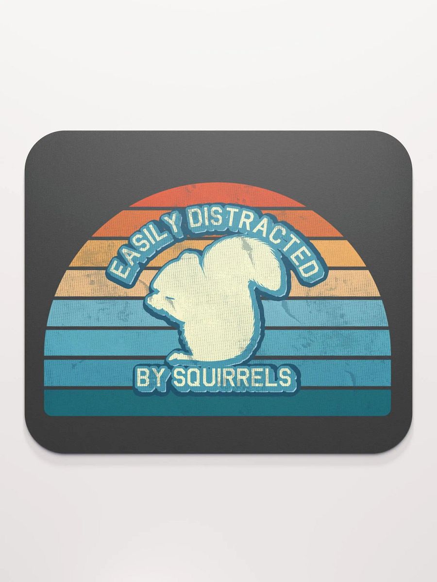 Retro Easily Distracted Mouse Pad product image (2)