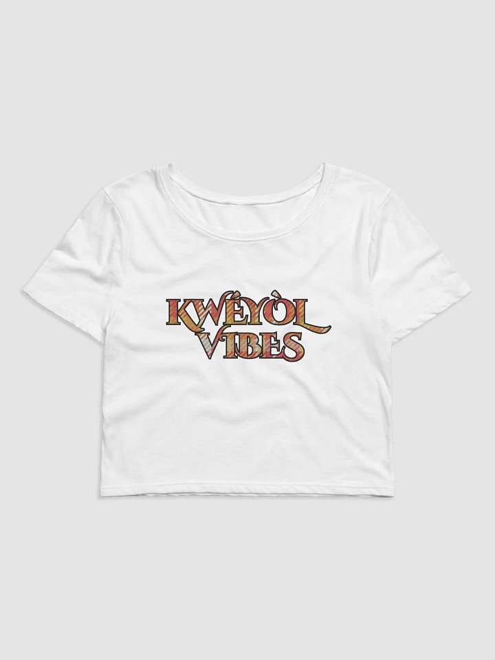 KWÉYÒL VIBES Women's Crop Tee product image (23)