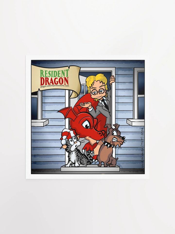 Main Cast Cover 01 - Resident Dragon Poster product image (1)