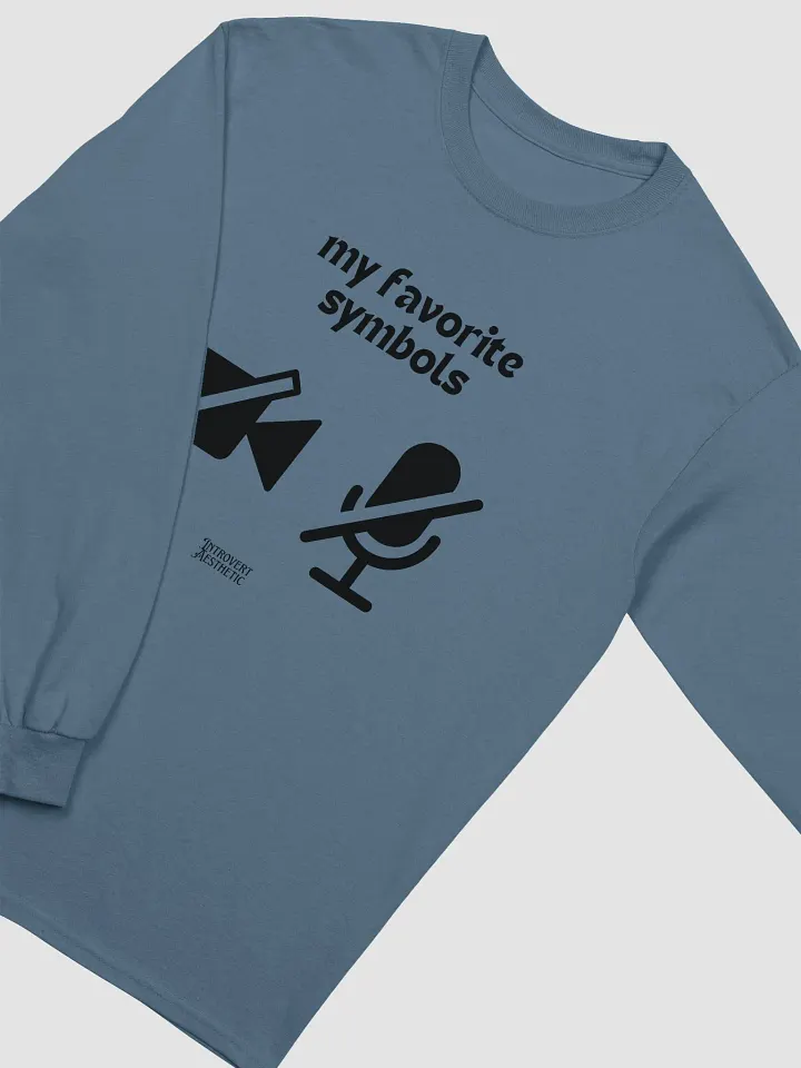 Introvert Symbols Long Sleeve Tee product image (2)