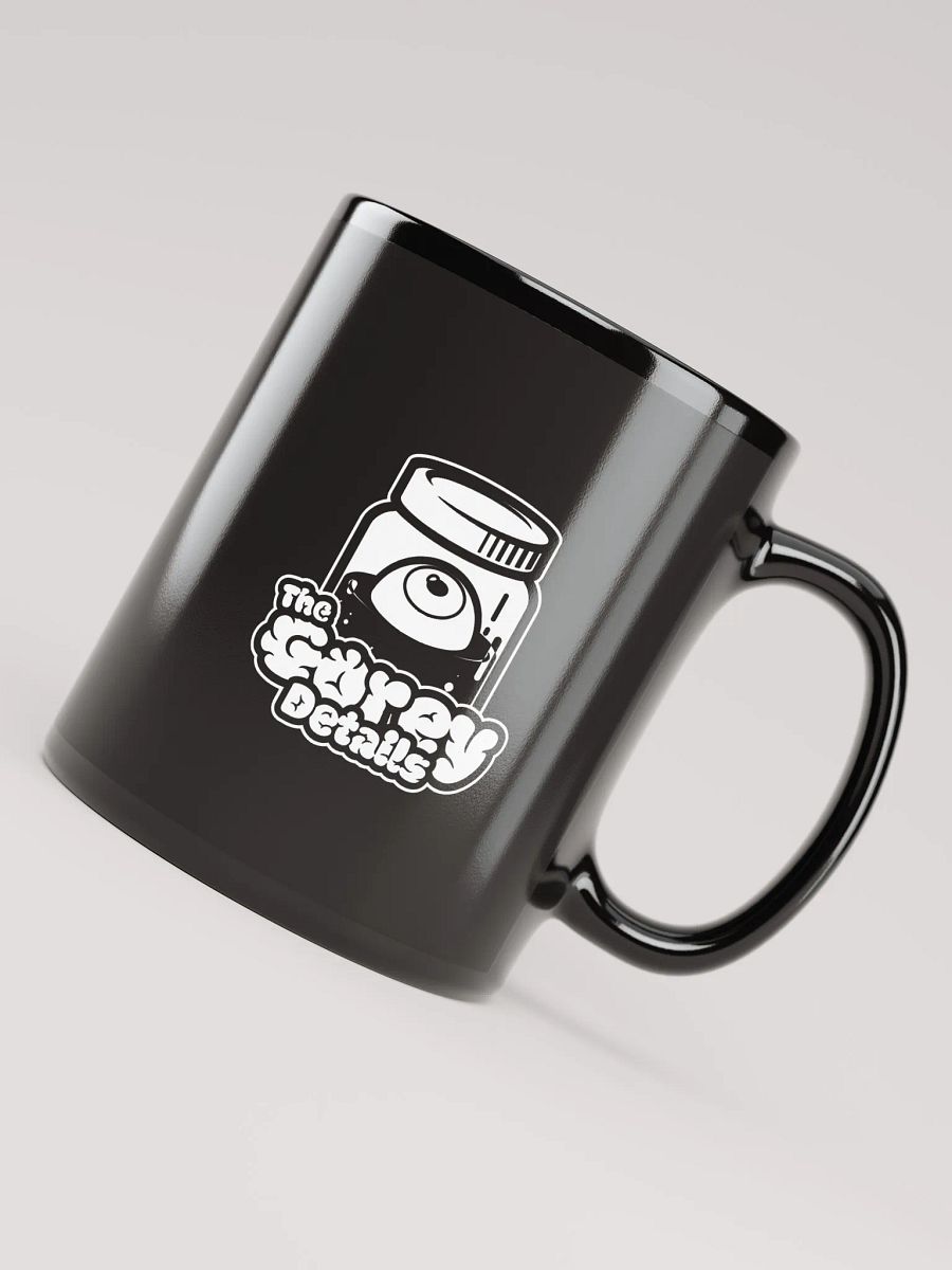 Full Logo White - Black Glossy Mug product image (4)