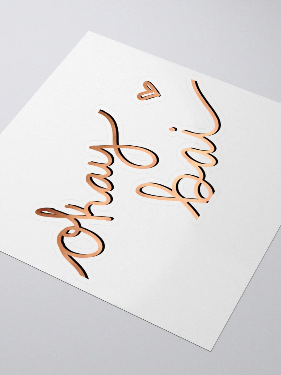 okay Bai Kiss cut Sticker product image (5)