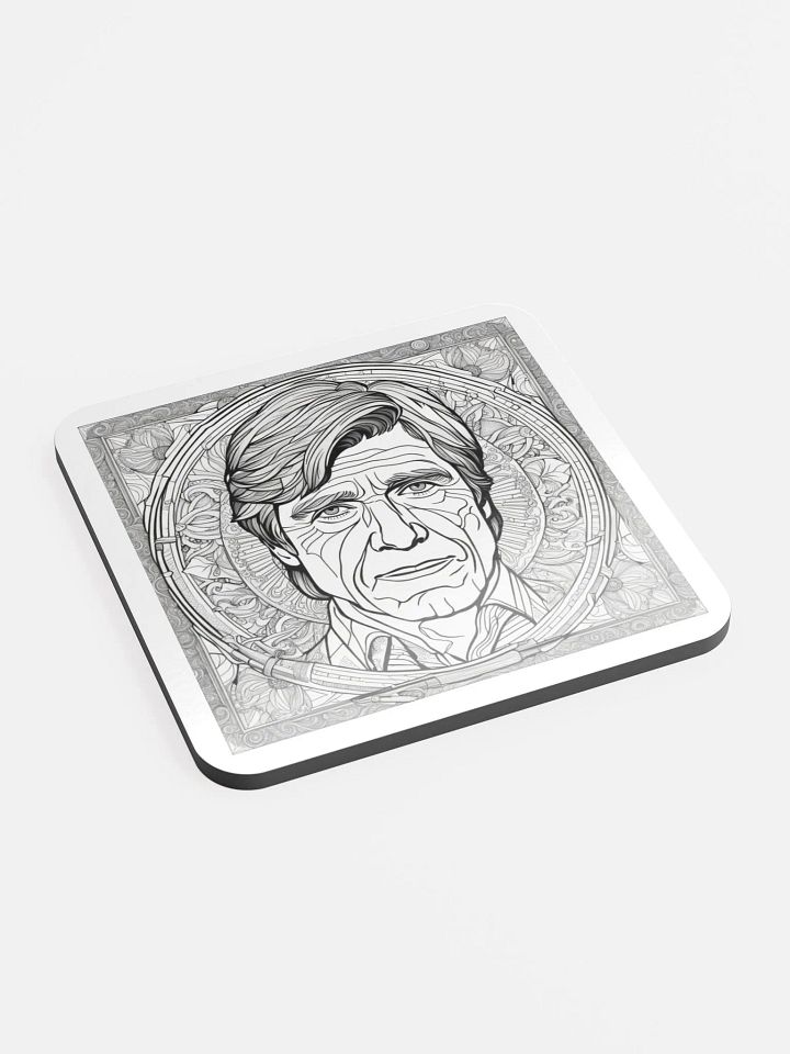 Ornate Visage Cork Coaster product image (2)