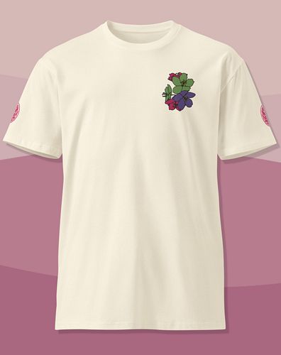 Hopeful Blossom Graphic Tee

Embrace the bold and vibrant with our Unisex Premium T-Shirt featuring a striking stylized illus...