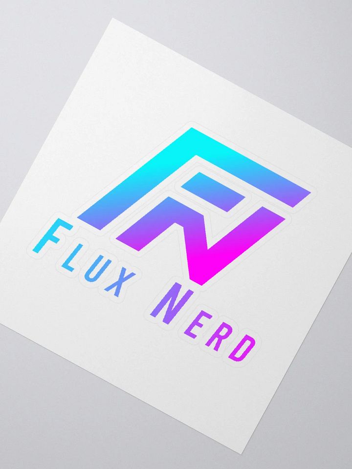 FluxNerd Logo Stickers product image (5)