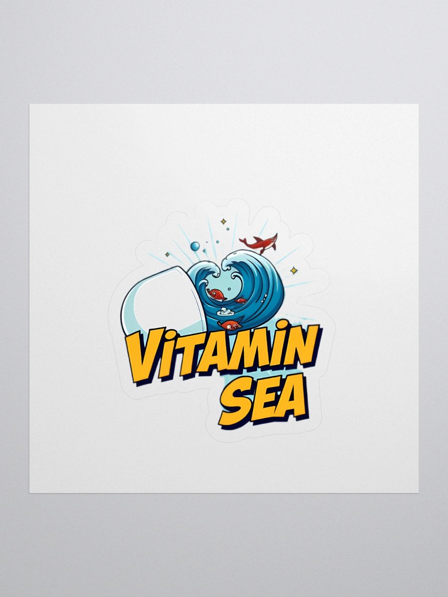 Vitamin Sea Wave Kiss Cut Stickers product image (1)