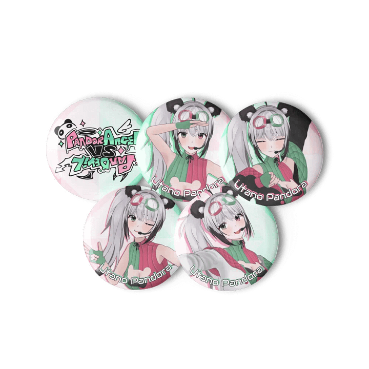 Utano Pandora 'PandorAngel vs PanDevil' Badge Set product image (2)