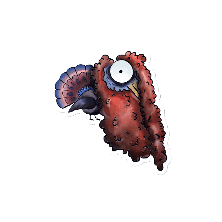 Impossible Farm Pretty Turkey Magnets product image (2)