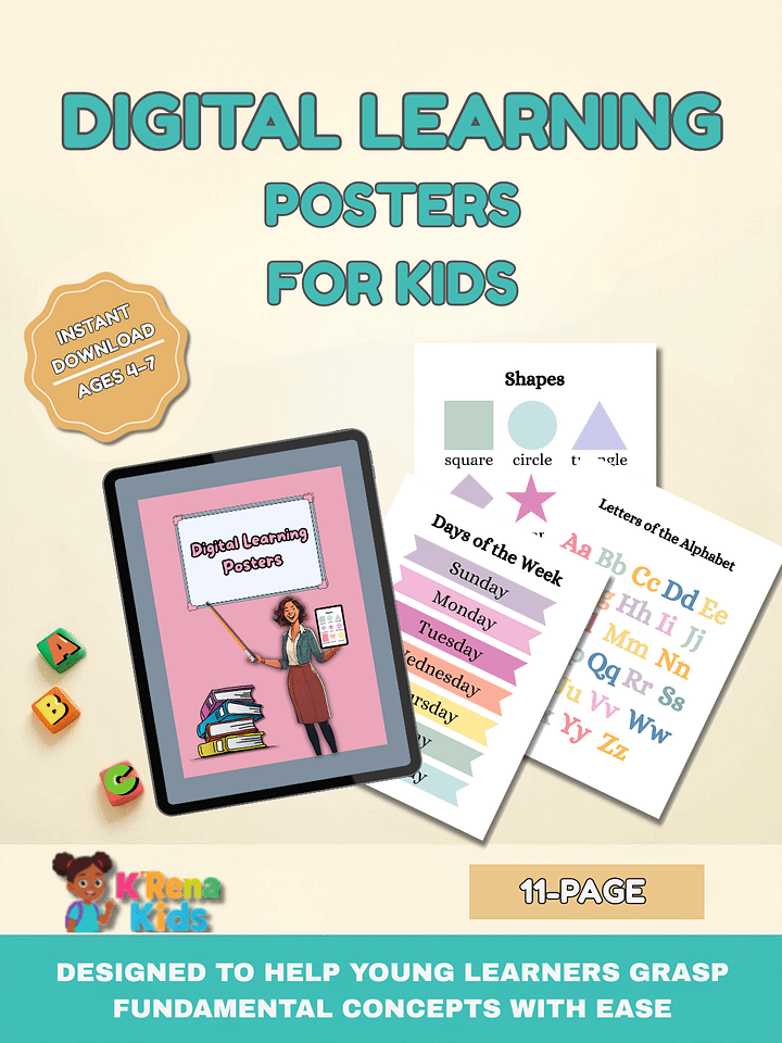 Digital Learning Posters product image (1)