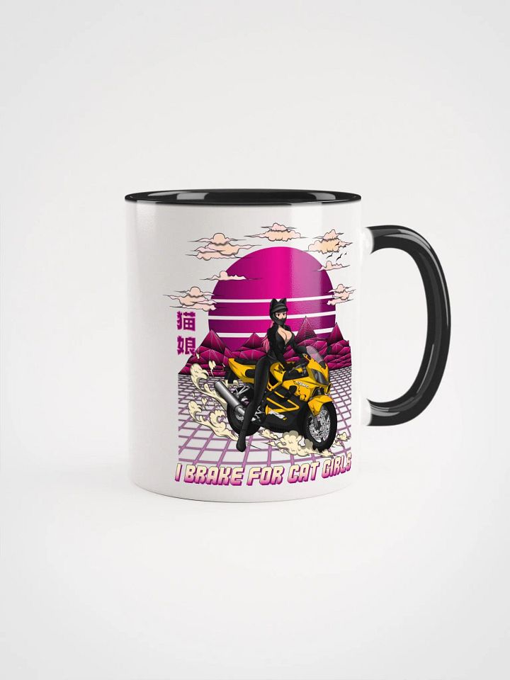 Biker Cat Girl Mug product image (1)