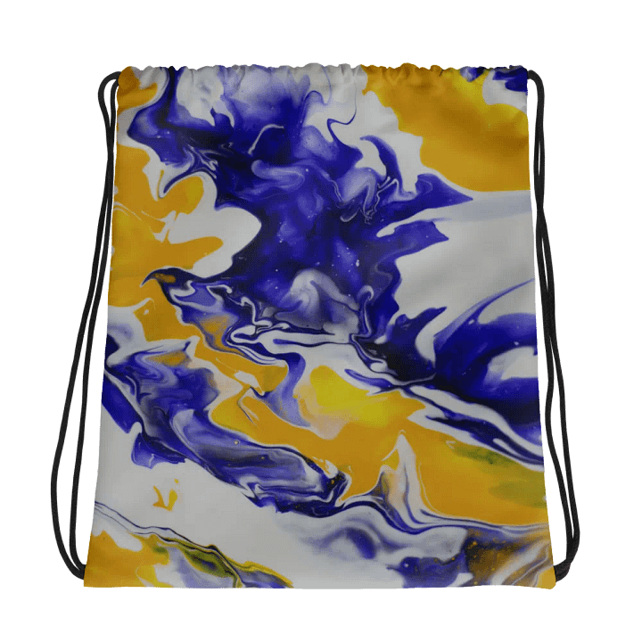 Ethereal Swirls Drawstring Backpack product image (1)