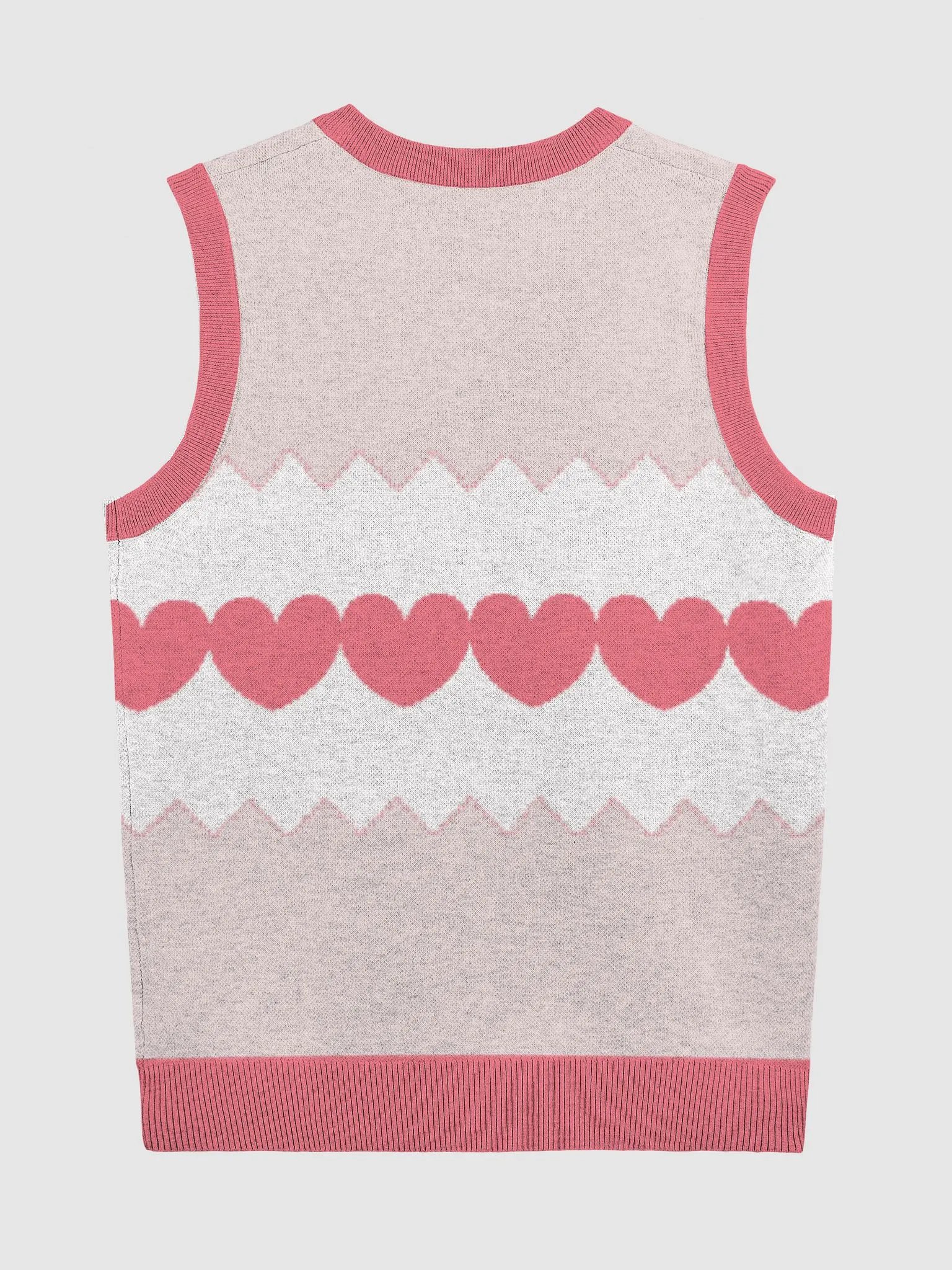 Line of Hearts Knitted Vest product image (2)