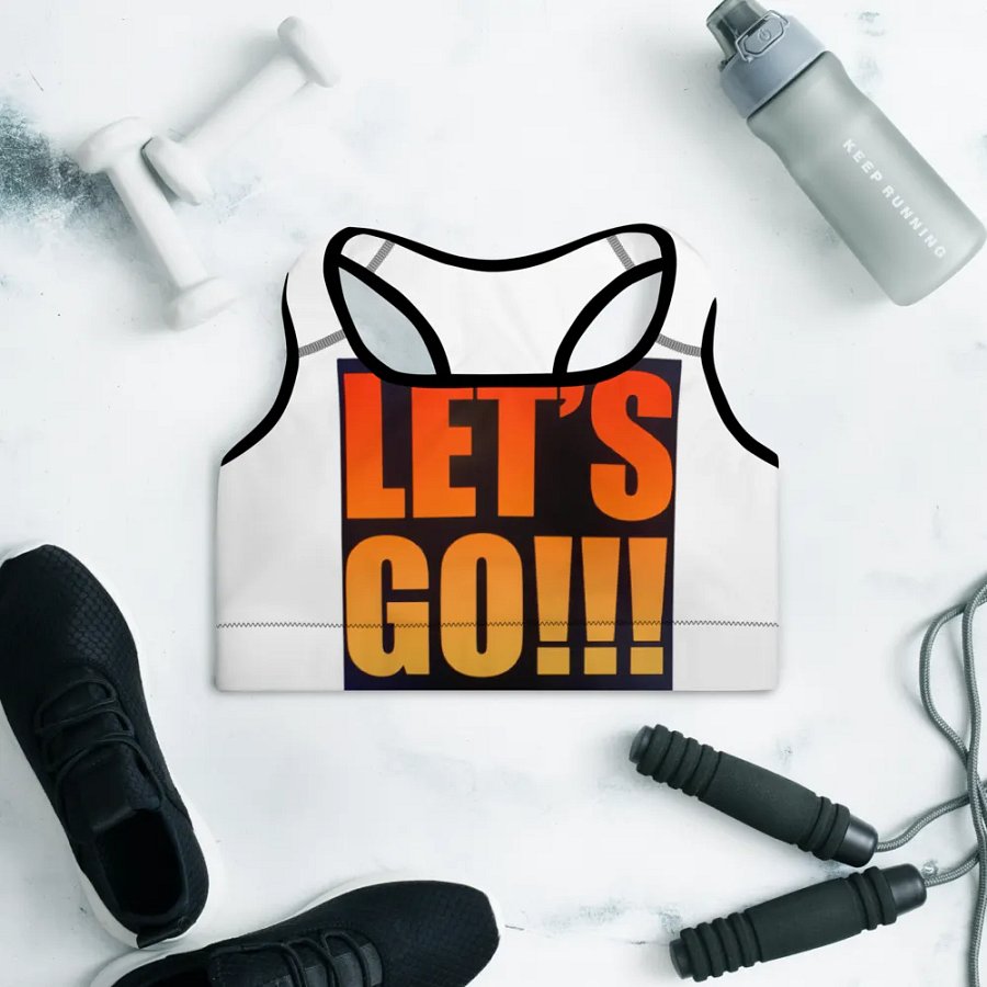 Let's Go! Padded Sports Bra product image (10)