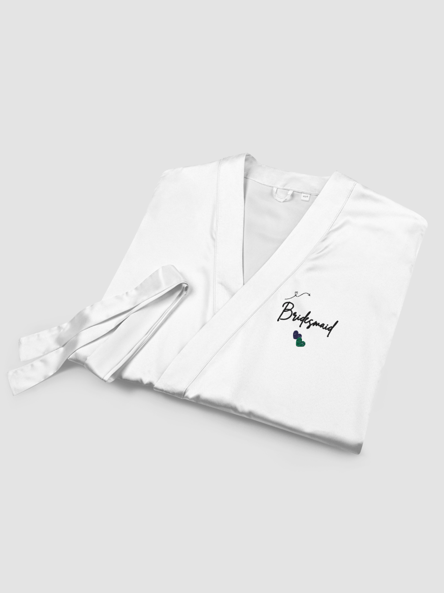 [Boss momma] Bridesmaid satin robe product image (1)