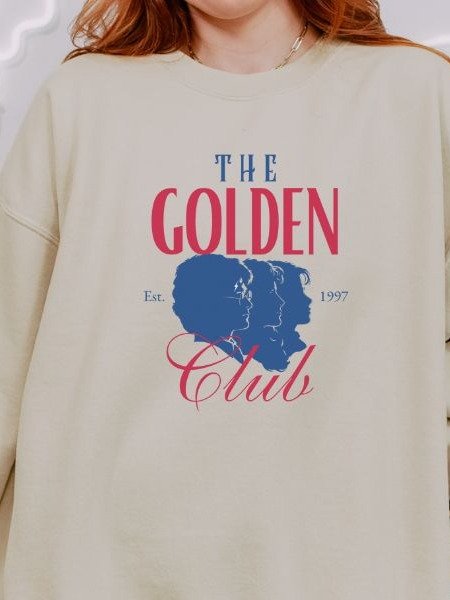 The Golden Club Cozy Minimalist Fall Sweatshirt product image (7)