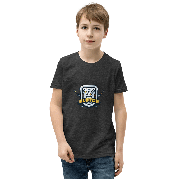 ClutchYT youth shirt product image (1)