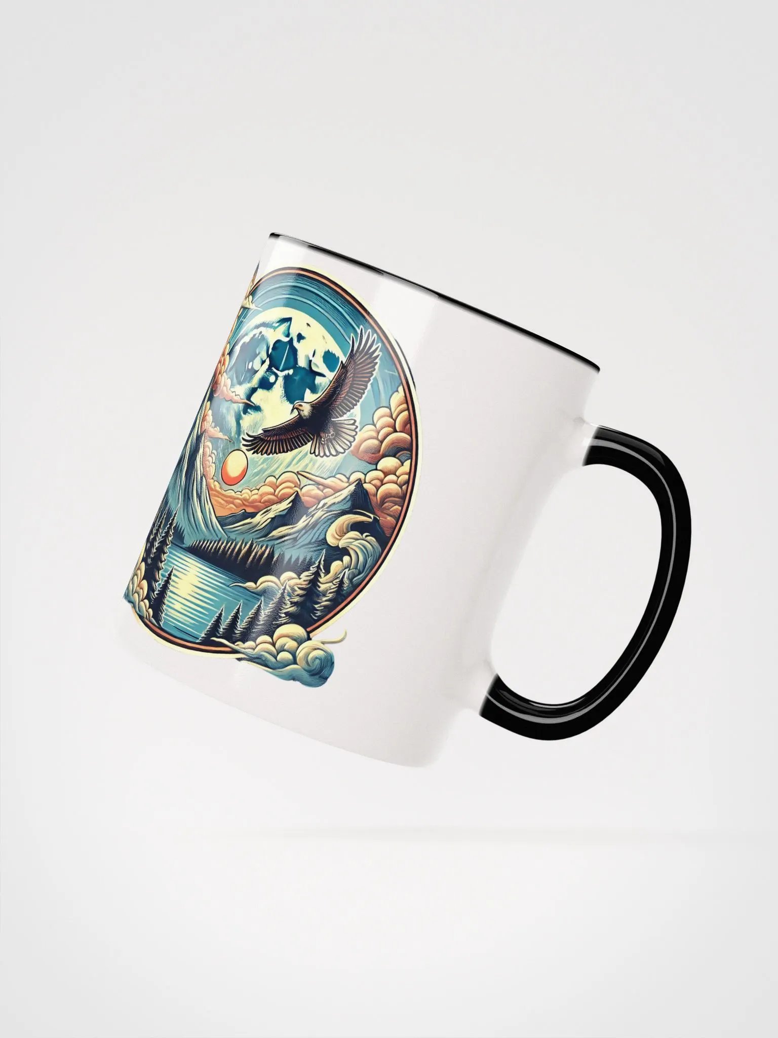 Elegant Ceramic Mug with Vibrant Interior product image (5)