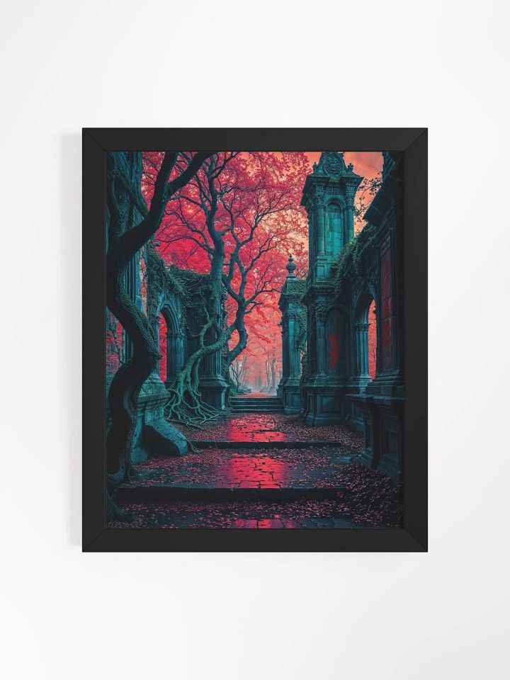 Crimson Ruins Framed Print product image (3)
